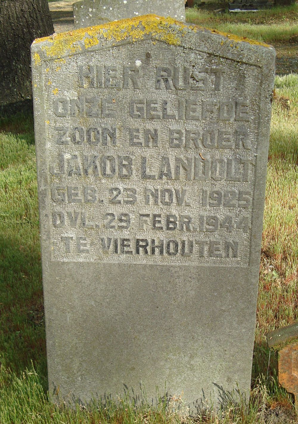 Afbeelding van graf of monument van Jakob Landolt