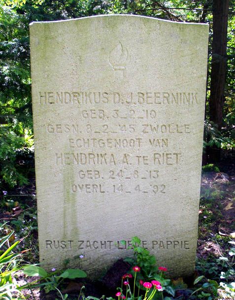 Afbeelding van graf of monument van Hendrikus Dirk Jan Beernink