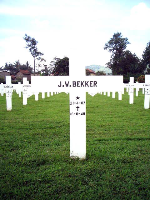 Afbeelding van graf of monument van Johan Willem Bekker
