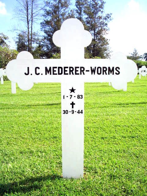 Afbeelding van graf of monument van Johanna Cornelia Mederer-Worms