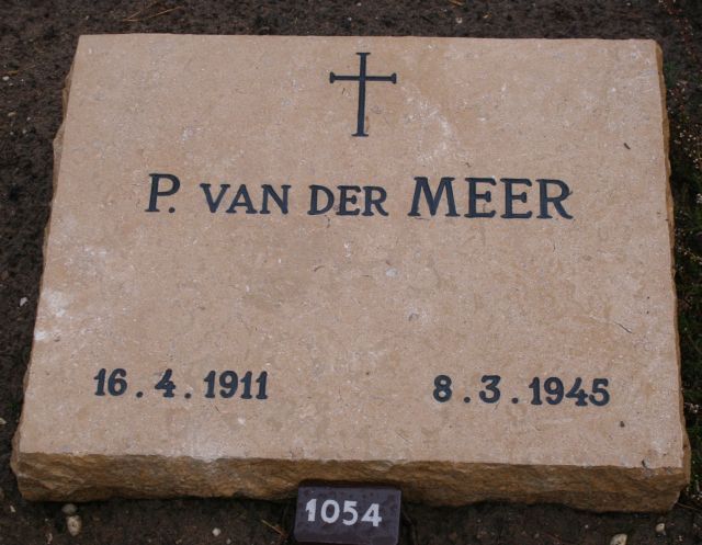 Afbeelding van graf of monument van Pieter van der Meer