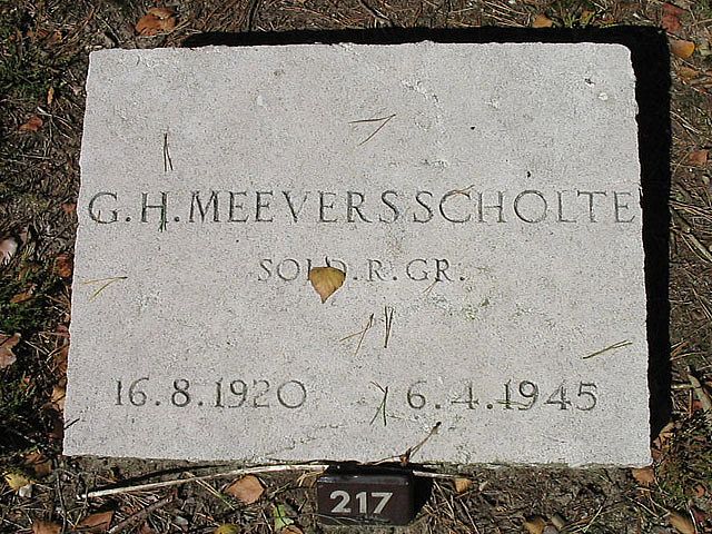 Afbeelding van graf of monument van Gerardus Hendricus Meevers Scholte