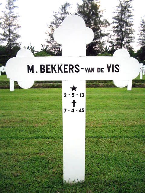 Afbeelding van graf of monument van Margaret Bekkers-van de Vis