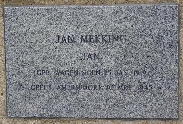 Afbeelding van graf of monument van Jan Mekking