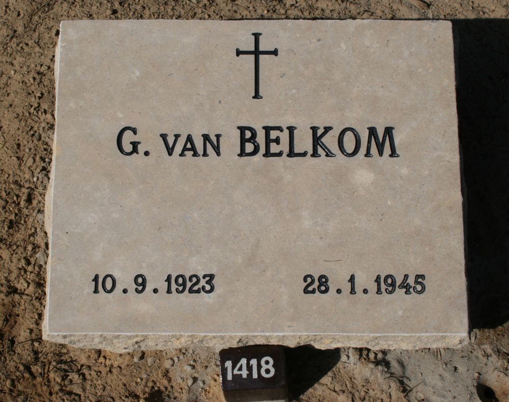 Afbeelding van graf of monument van Gerardus van Belkom