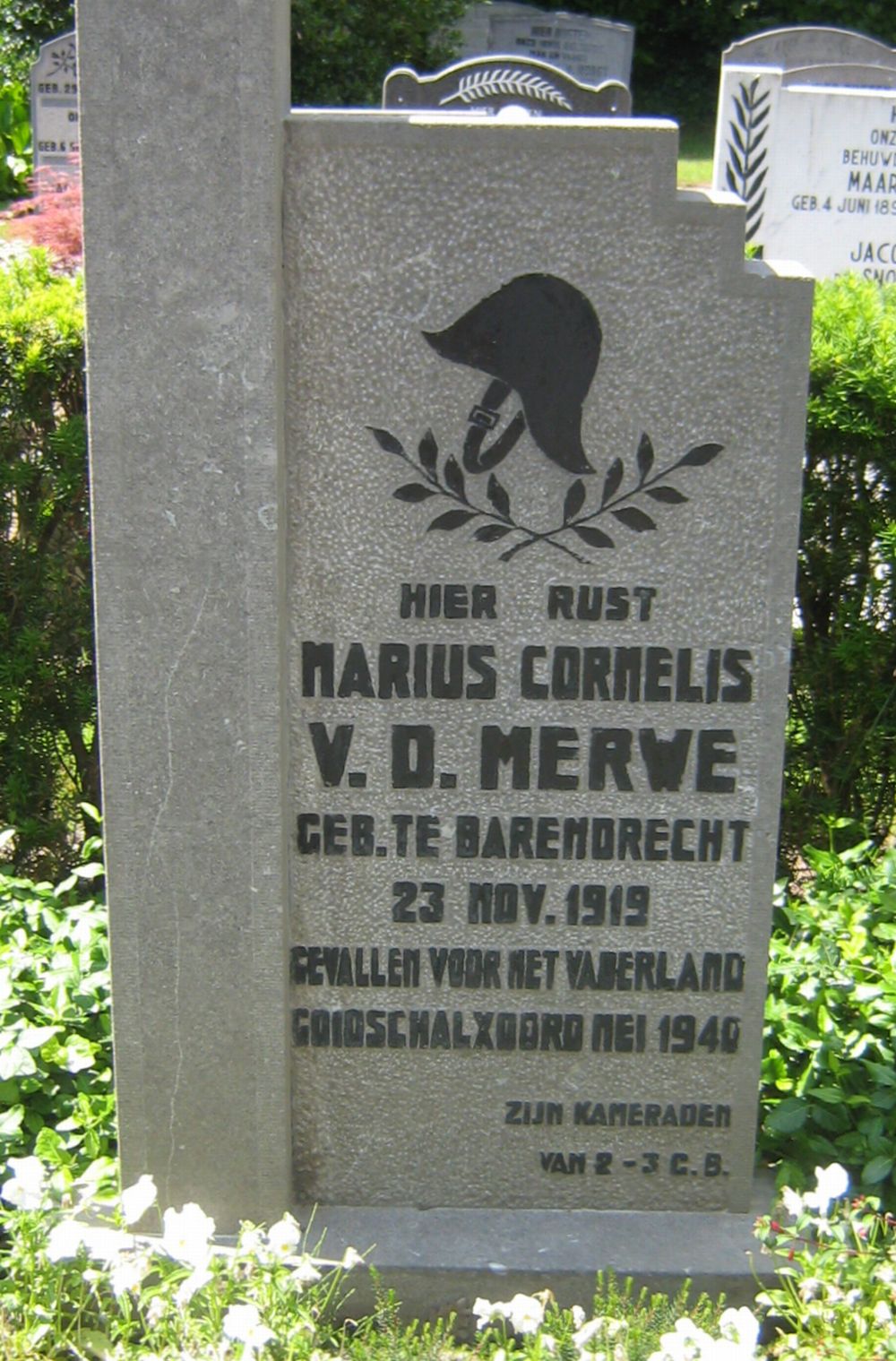 Afbeelding van graf of monument van Marius Cornelis van der Merwe