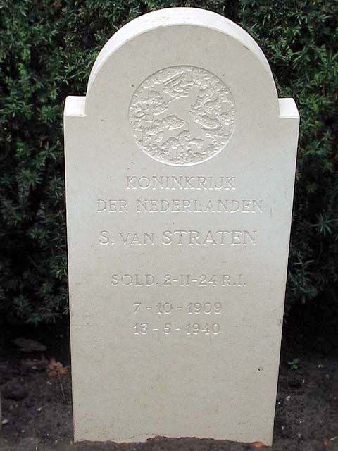 Afbeelding van graf of monument van Sjoerd van Straten