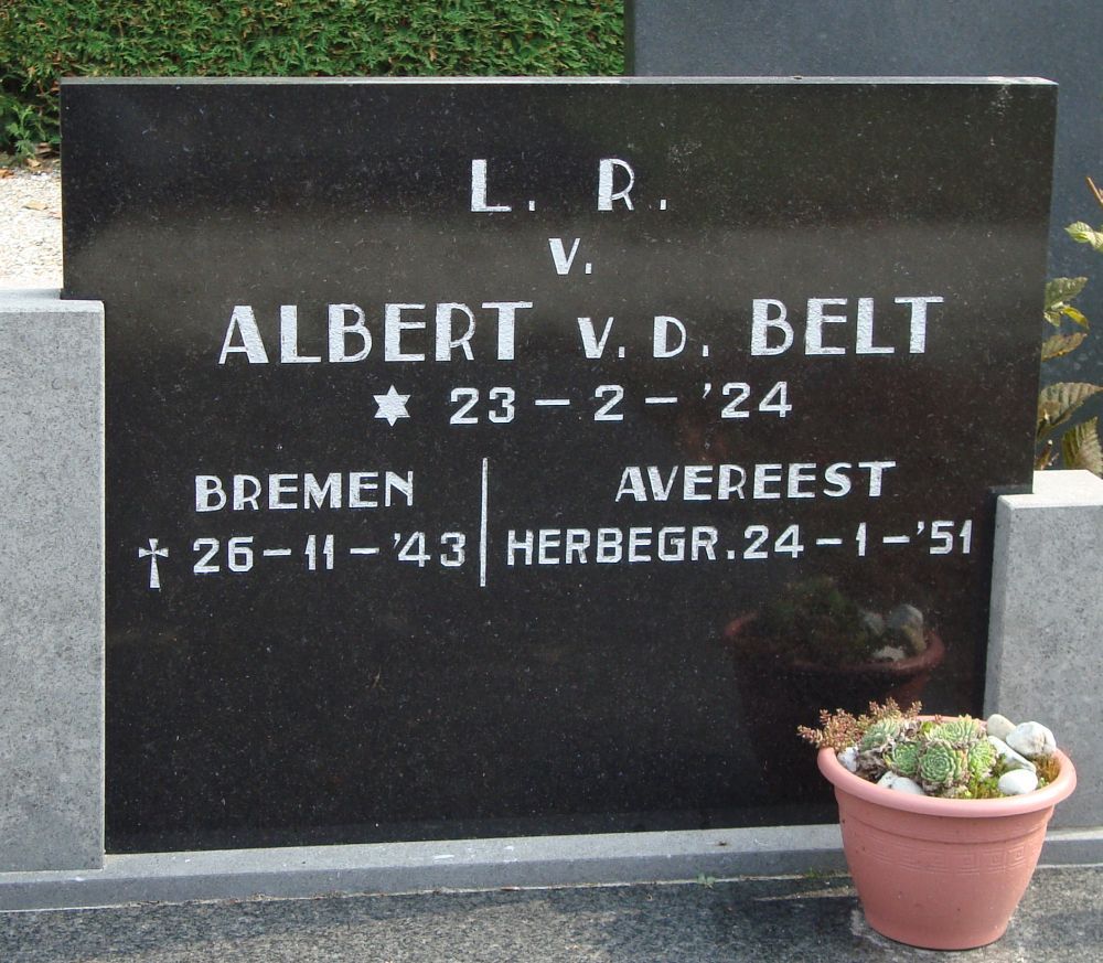 Afbeelding van graf of monument van Albert van de Belt