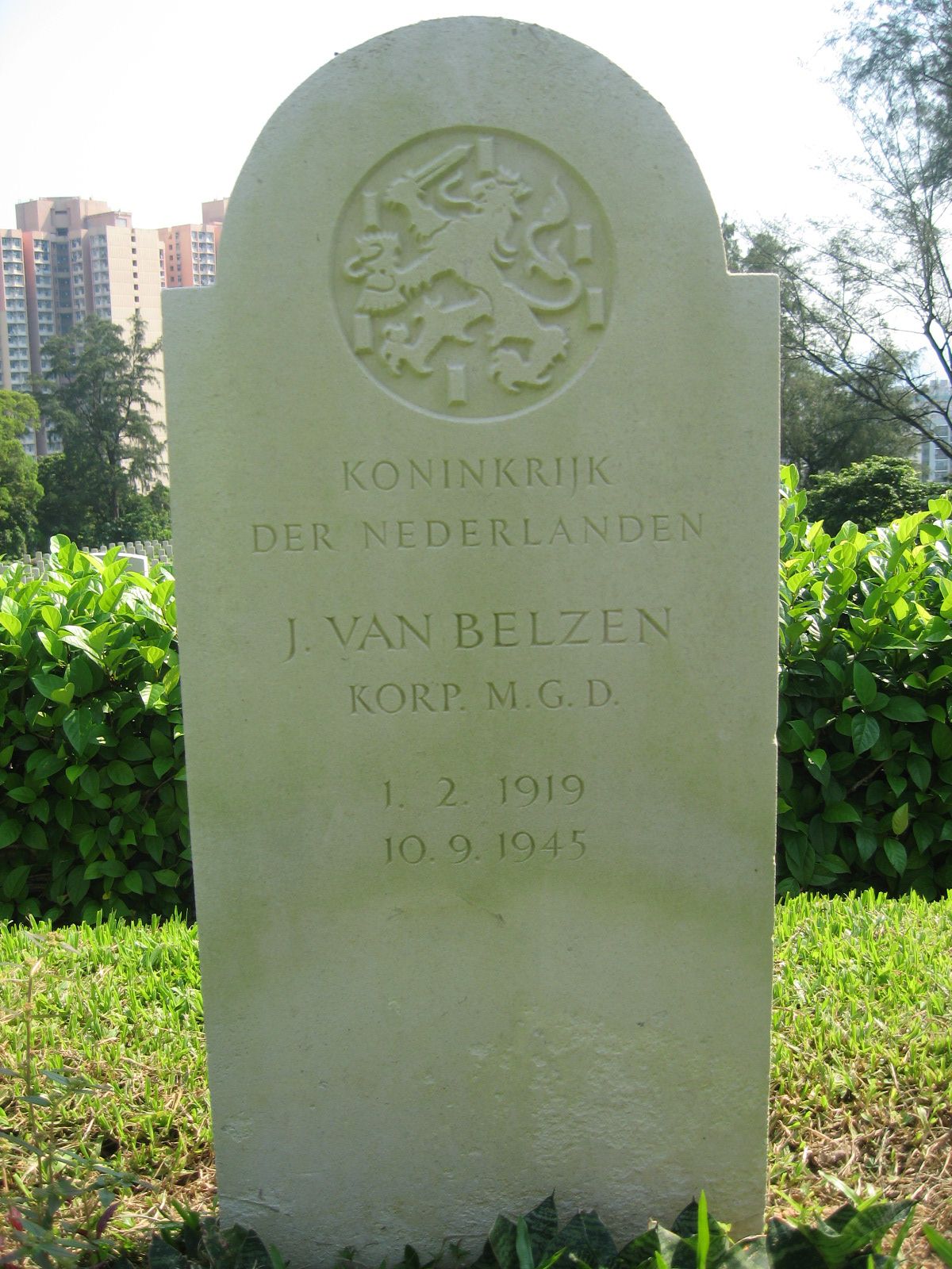 Afbeelding van graf of monument van Job van Belzen