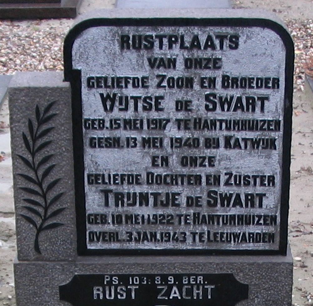 Afbeelding van graf of monument van Wijtse de Swart