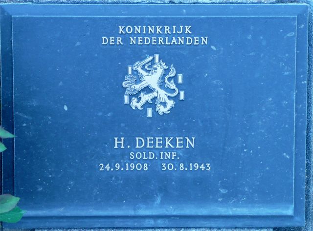 Afbeelding van graf of monument van Hendrikus Deeken