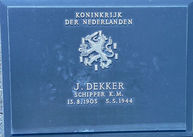 Afbeelding van graf of monument van Jan Dekker