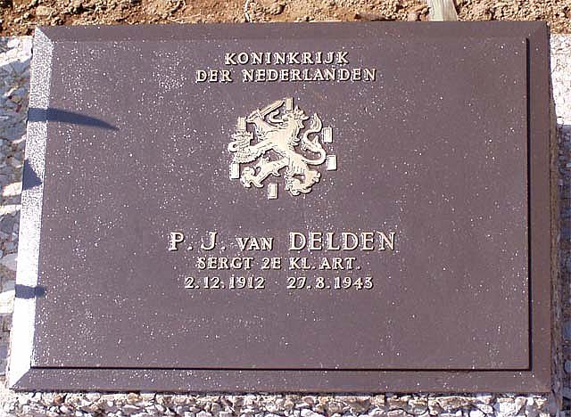 Afbeelding van graf of monument van Pieter Johannes van Delden