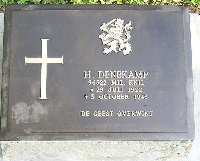 Afbeelding van graf of monument van Hendrikus Denekamp