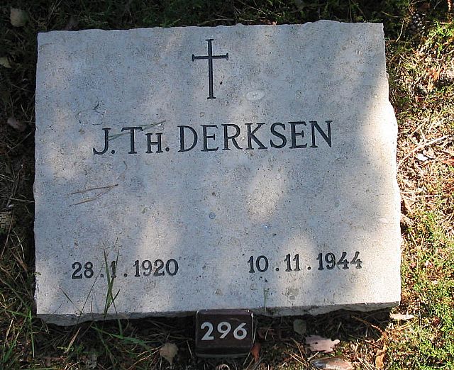 Afbeelding van graf of monument van Johannes Theodorus Derksen