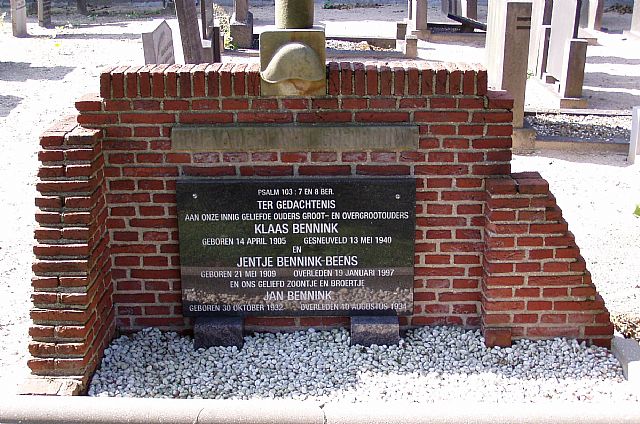 Afbeelding van graf of monument van Klaas Bennink