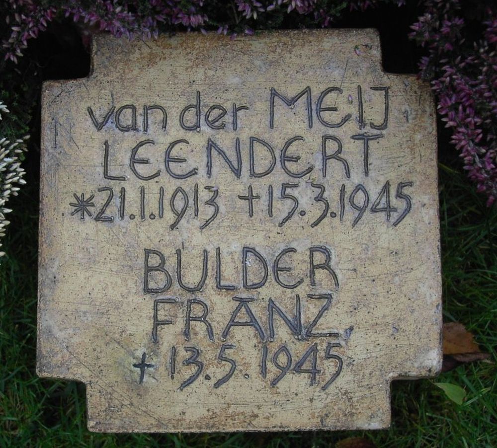 Afbeelding van graf of monument van Leendert van der Meij