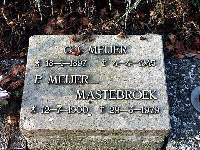 Afbeelding van graf of monument van Cornelis Johannes Meijer