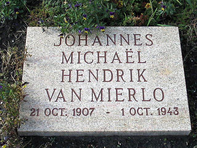 Afbeelding van graf of monument van Johannes Michaël Hendrik van Mierlo