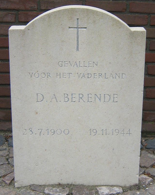 Afbeelding van graf of monument van Dingeman Adrianus Berende