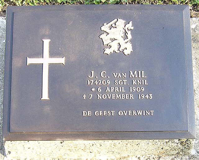 Afbeelding van graf of monument van Jan Gerardus van Mil