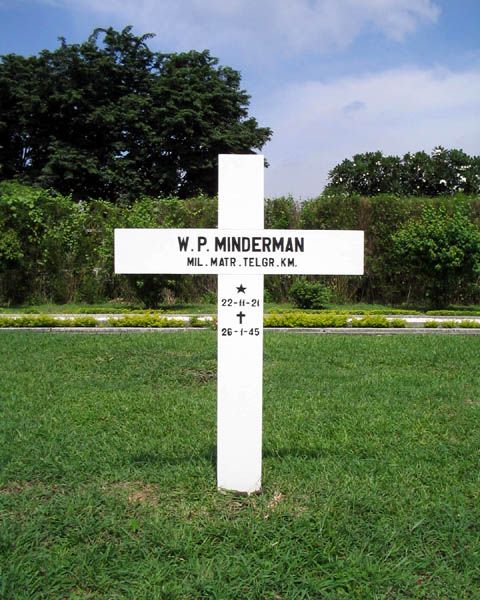 Afbeelding van graf of monument van Willem Pieter Minderman