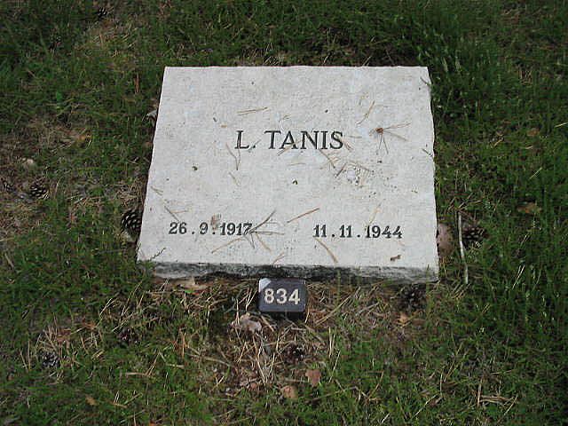 Afbeelding van graf of monument van Leendert Tanis