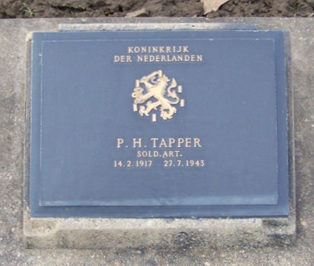 Afbeelding van graf of monument van Pieter Herman Tapper