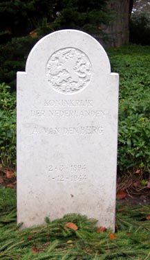 Afbeelding van graf of monument van Adrianus van den Berg