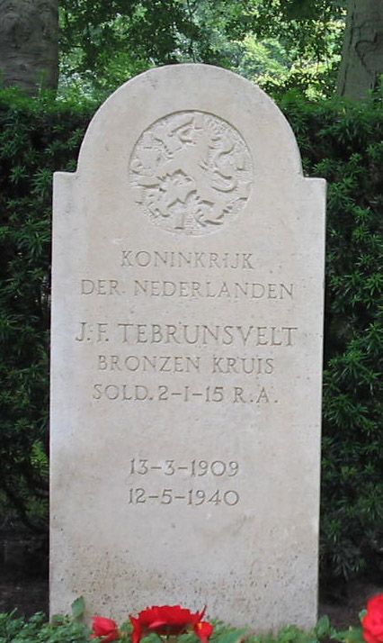 Afbeelding van graf of monument van Jacobus Franciscus Tebrunsvelt