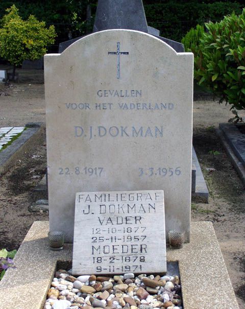Afbeelding van graf of monument van Derk Jan Dokman