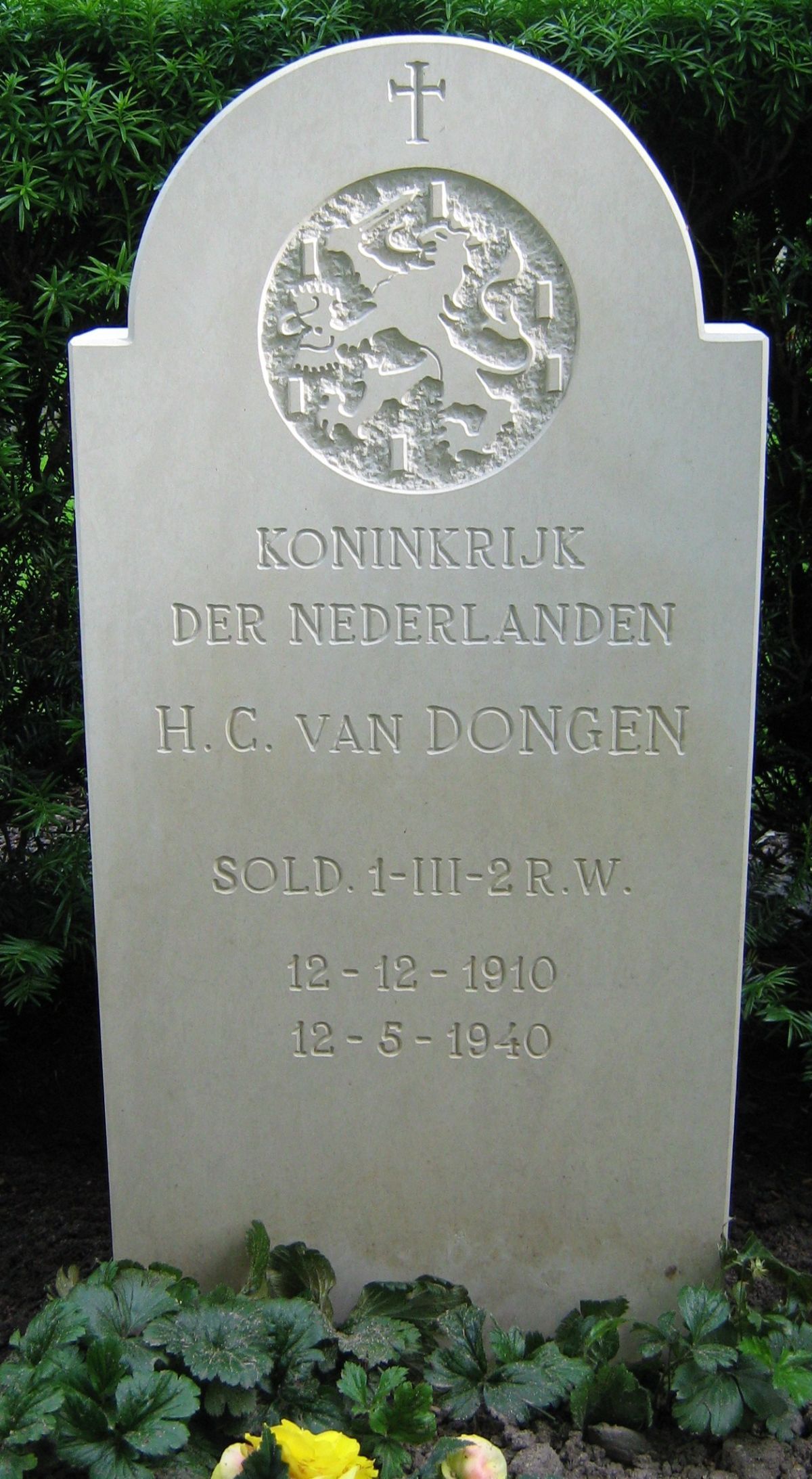 Afbeelding van graf of monument van Hubertus Cornelis van Dongen