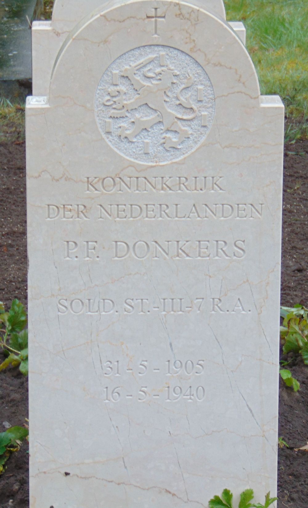 Afbeelding van graf of monument van Petrus Franciscus Donkers