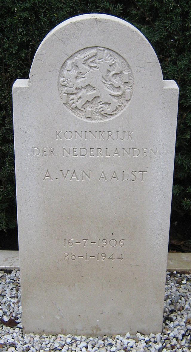Afbeelding van graf of monument van Arie van Aalst
