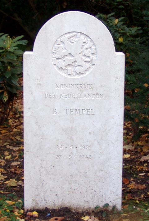 Afbeelding van graf of monument van Berend Tempel