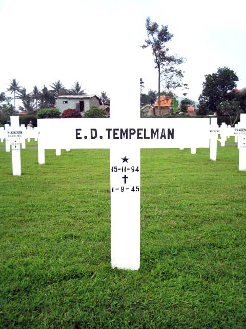 Afbeelding van graf of monument van Egbert Dirk Tempelman