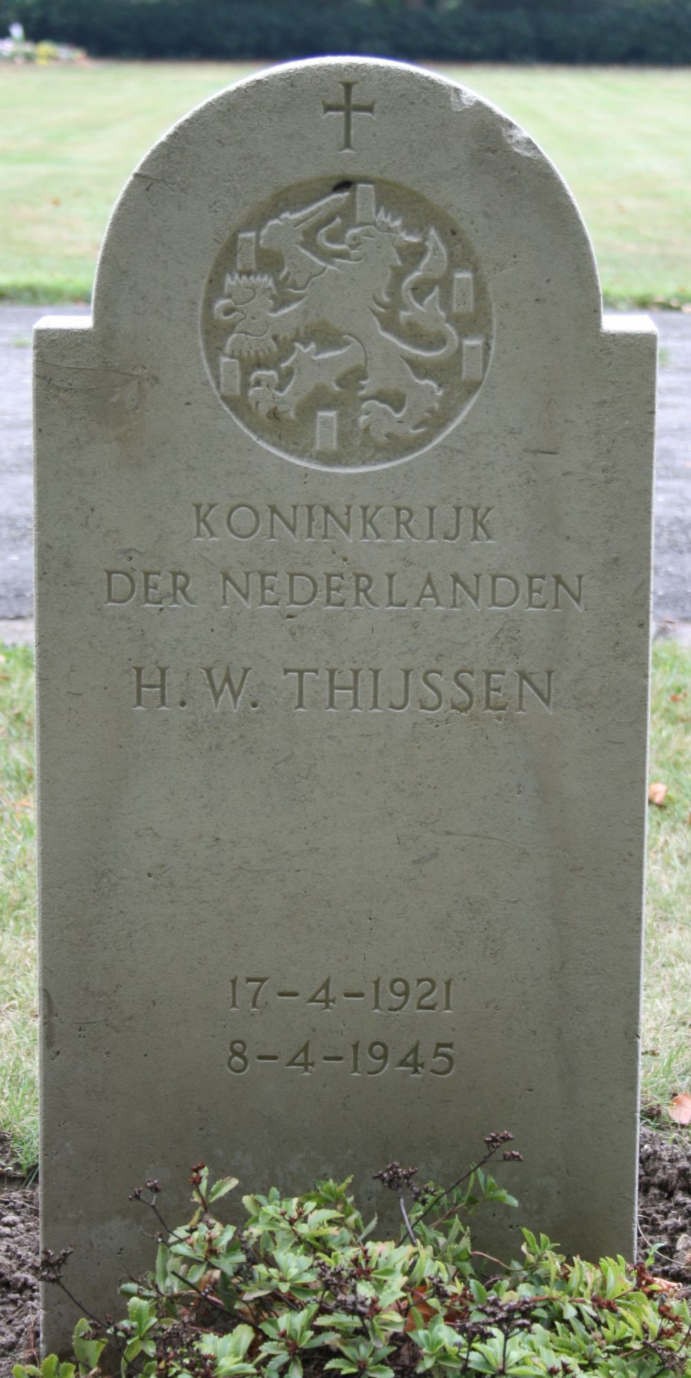 Afbeelding van graf of monument van Hendrikus Wilhelmus Thijssen