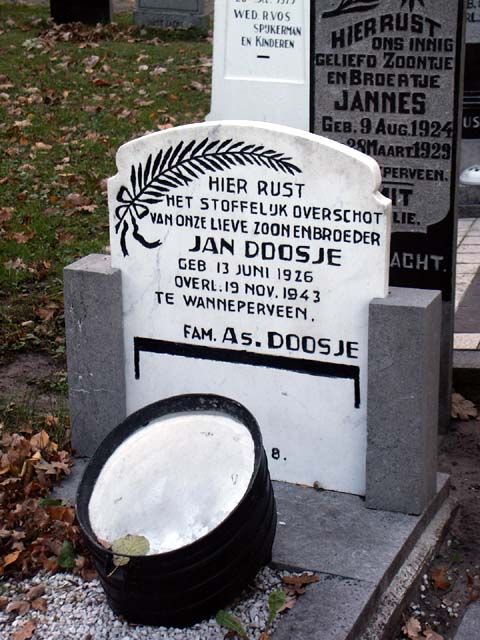 Afbeelding van graf of monument van Jan Doosje
