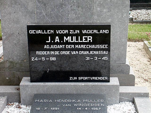 Afbeelding van graf of monument van Johannes Albertus Muller