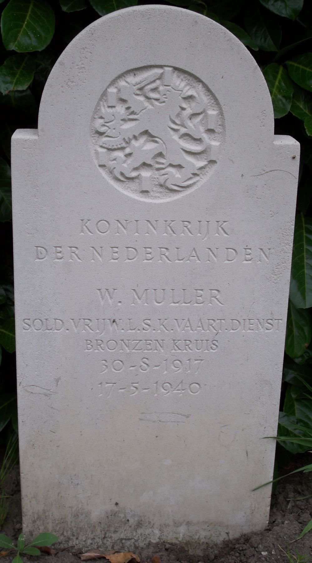 Afbeelding van graf of monument van Willem Muller