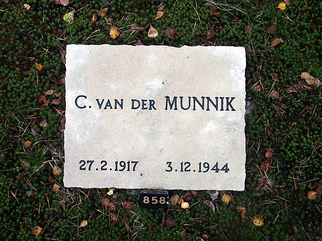 Afbeelding van graf of monument van Cornelis van der Munnik