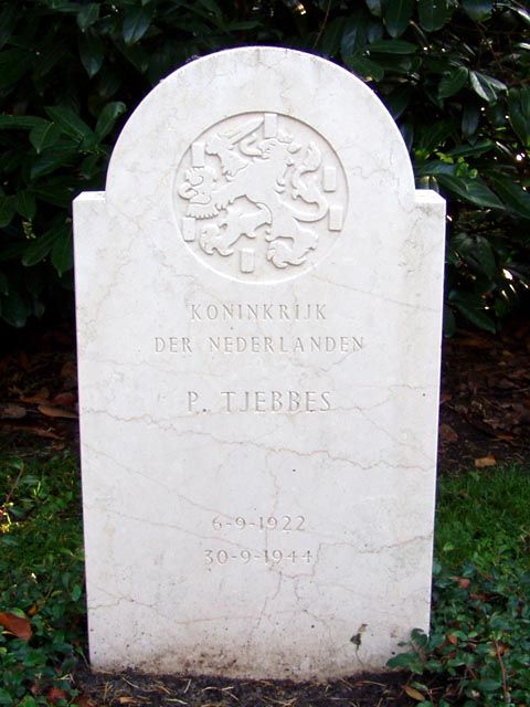Afbeelding van graf of monument van Pieter Tjebbes