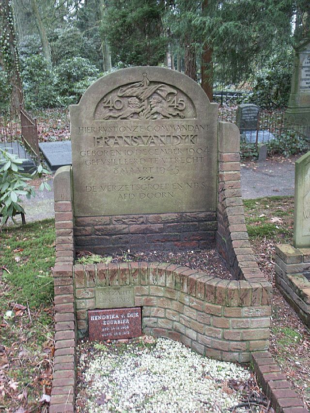 Afbeelding van graf of monument van Frans Nicolaas van Dijk