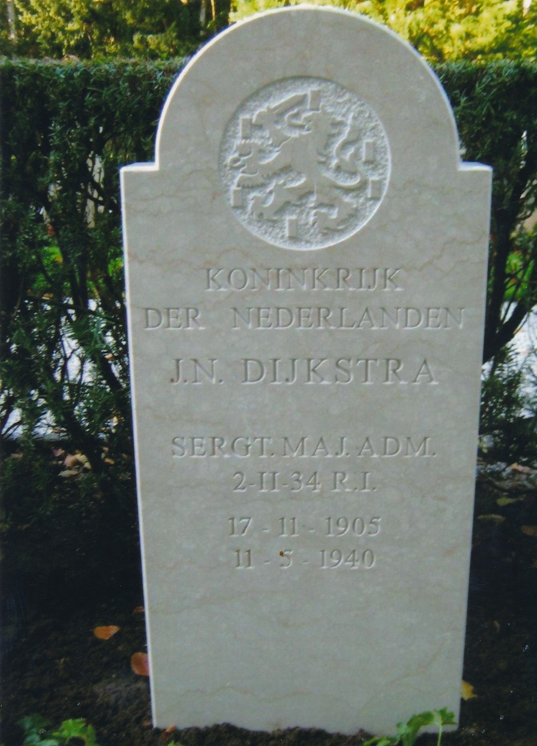 Afbeelding van graf of monument van Johannes Nicolaas Dijkstra