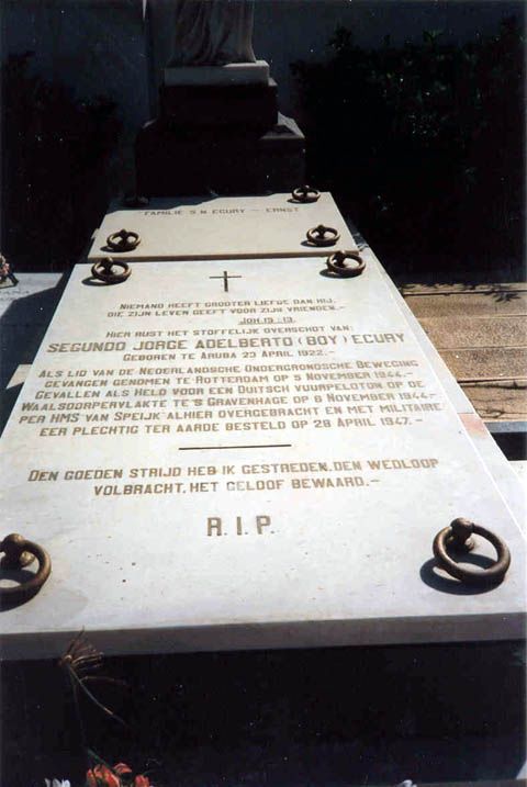 Afbeelding van graf of monument van Segundo Jorge Adelberto Ecury