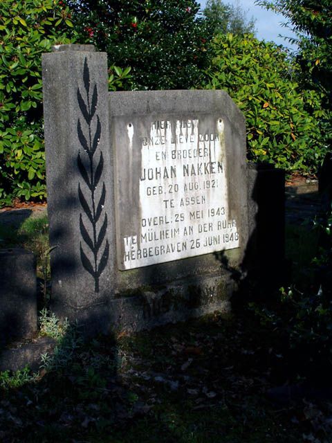 Afbeelding van graf of monument van Johan Nakken