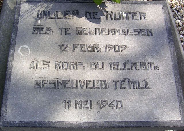 Afbeelding van graf of monument van Willem de Ruiter