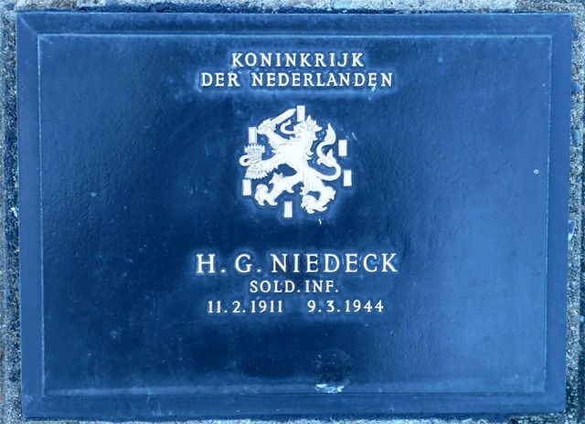 Afbeelding van graf of monument van Henri George Niedeck