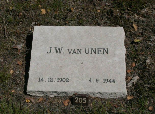 Afbeelding van graf of monument van Jan Willem van Unen