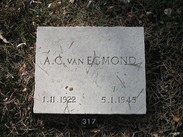Afbeelding van graf of monument van Antoon Cornelis van Egmond